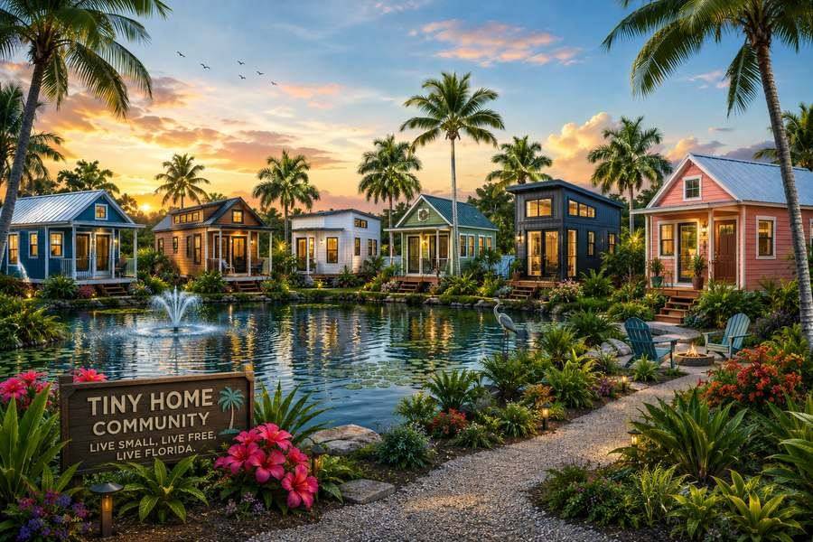 Florida tiny home community ad spot available